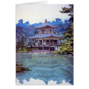 Coole orientalische japanische Aquarellmalerei