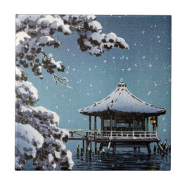 Coole orientalische japanische fliese