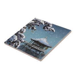 Coole orientalische japanische fliese