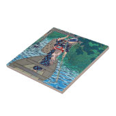 Coole orientalische japanische fliese (Seite)