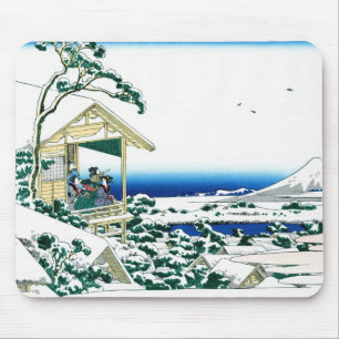 Coole orientalische japanische Hokusai Fuji Aussic Mousepad
