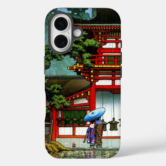 Coole orientalische japanische Klassik Case-Mate iPhone Hülle (Rückseite)