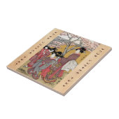 Coole orientalische japanische klassische fliese (Seite)