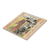 Coole orientalische japanische klassische fliese (Seite)