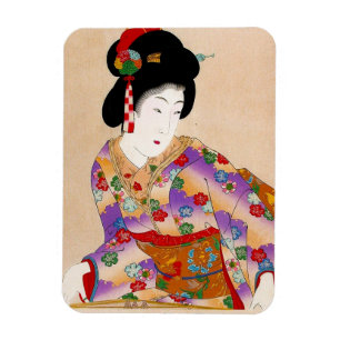 Coole orientalische japanische klassische magnet