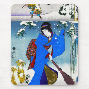 Coole orientalische japanische klassische mousepad