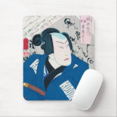 Coole orientalische japanische kunichika samurai a mousepad (Mit Mouse)