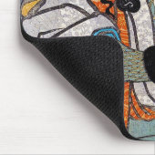 Coole orientalische japanische Kuniyoshi kabuki Sc Mousepad (Ecke)