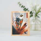 Coole orientalische japanische legendäre Kriegerin Postkarte (Stehend Vorderseite)