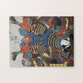 Coole orientalische japanische legendäre Kriegerin Puzzle (Horizontal)
