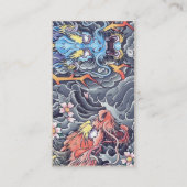 Coole orientalische japanische visitenkarte (Rückseite)