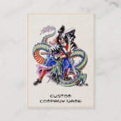 Coole orientalische japanische visitenkarte (Rückseite)