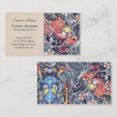 Coole orientalische japanische visitenkarte (Vorne/Hinten)