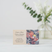 Coole orientalische japanische visitenkarte (Stehend Vorderseite)