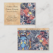 Coole orientalische japanische visitenkarte (Vorne/Hinten)