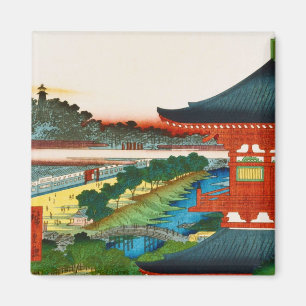 Coole orientalische Landschaft Magnet