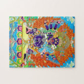 Coole orientalische Mandala Yamantaka lebendige Go Puzzle (Horizontal)