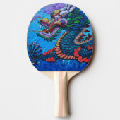 Coole orientalische Ölfarbe Tischtennis Schläger (Rückseite)