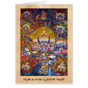 Coole orientalische tangka Yamantaka