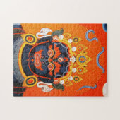 Coole orientalische Thangka Bhairava Tattoo Art Puzzle (Horizontal)