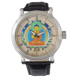 Coole orientalische Thangka Gott Tattookunst Armbanduhr