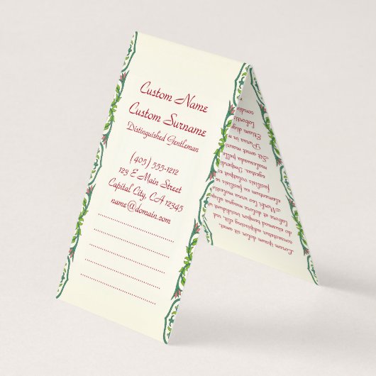 Coole orientalische Thangka mandarava tattoo art Visitenkarten (Rückseite)