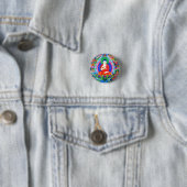 Coole orientalische tibetanische thangka button (Beispiel)