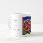 Coole orientalische tibetanische thangka kaffeetasse (Vorderseite Links)