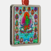 Coole orientalische tibetanische thangka silbernes ornament (Rechts)