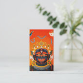 Coole orientalische tibetanische thangka visitenkarte (Stehend Vorderseite)