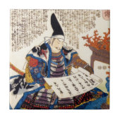 Coole orientalische traditionelle japanische fliese (Vorderseite)