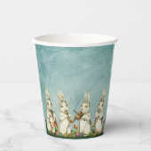 Coole Oster- und Frühjahrsmuster Papiergruppen Pappbecher (Vorderseite)