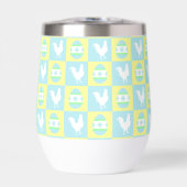 Coole Osterprüfbrett Muster-RasterEggen (Vorderseite)