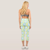Coole Osterprüfbrett Muster-RasterEggen Capri Leggings (Rückseite)