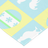 Coole Osterprüfbrett Muster-RasterEggen Kurzer Tischläufer (Ecke)