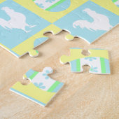 Coole Osterprüfbrett Muster-RasterEggen Puzzle (Seite)
