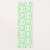 Coole Osterprüfbrett Muster-RasterEggen Yogamatte (Rückseite)