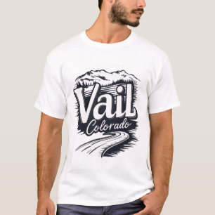 Coole Outdoor-Ski-Vintage-Erinnerung Besuch Vail C T-Shirt
