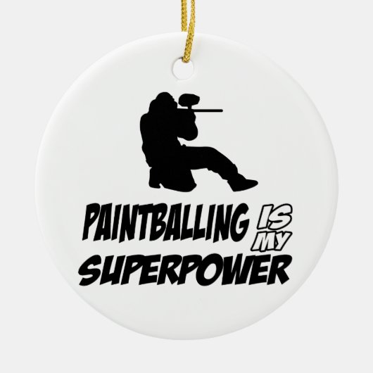 Coole Paintballentwürfe Keramikornament (Vorne)