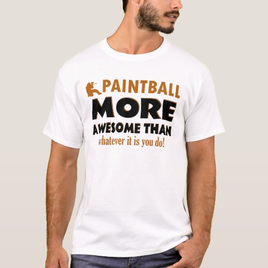 Coole Paintballentwürfe T-Shirt (Vorderseite)