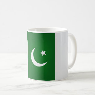 Coole pakistanische Flagge Kaffeetasse