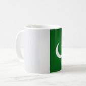 Coole pakistanische Flagge Kaffeetasse (Vorderseite Links)