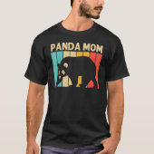 Coole Panda für Mama Mutter Panda Bären Tierzooke T-Shirt (Vorderseite)