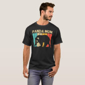 Coole Panda für Mama Mutter Panda Bären Tierzooke T-Shirt (Vorne ganz)