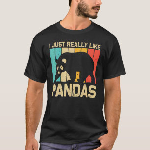 Coole Panda für Männer Frauen Panda Bear Animal Zo T-Shirt