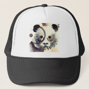 Coole Panda Illustration Art Truckerkappe
