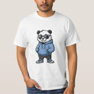 Coole Panda-Streetwear-Illustration – Unisex T-Shirt