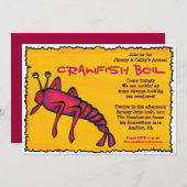 COOLE PANZERKREBS-BLUTGESCHWÜR Party Einladung (Vorne/Hinten)