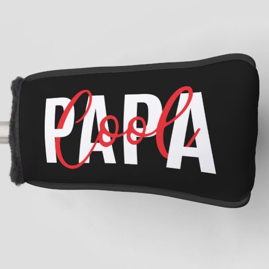 Coole Papa Golf Head Cover Headcover (Vorderseite)