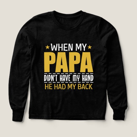Coole PaPa-Hand-Back-Wortart (Design Vorderseite)